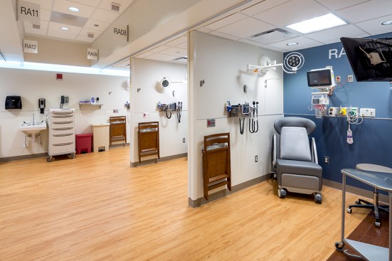 Level 1 Adult Emergency and Trauma Center, University of Chicago Medical Center, designed by Moody Nolan