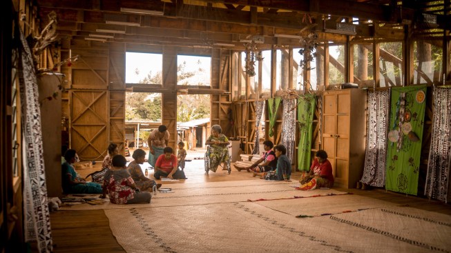 The Naidi Community Hall in Fiji