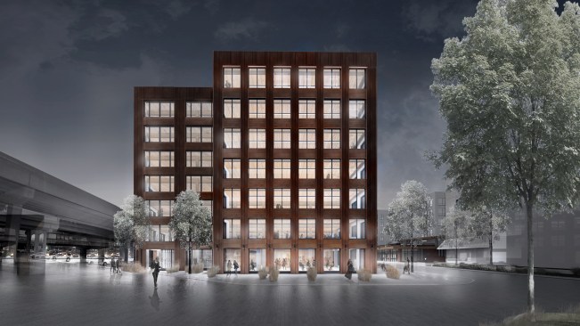 Designed by Michael Green Architecture, the seven-story T3 building (short for Timber, Technology, and Transit) will be the largest heavy-timber building in North America.