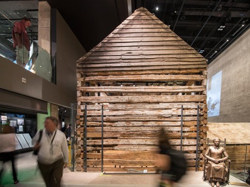 A preserved Reconstruction-era house from a freedman’s settlement