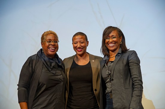 Left to right: Mabel Wilson, Kimberly Dowdell, and Zena Howard