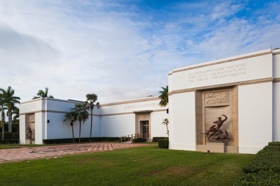 Wyeth & King’s original Art Moderne entrance to the Norton Museum of Art