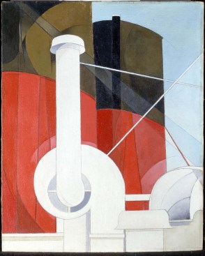 Charles Demuth, Paquebot Paris, 1921–22. Oil on canvas. Columbus Art Museum, Gift of Ferdinand Howald.