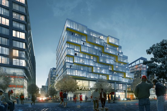 Southwest corner rendering