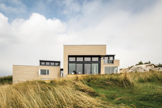 Float’s staggered rooflines reference varying degrees of bedrock tectonic movement.