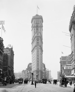1 Times Square when it opened in 1908