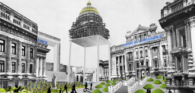 Mixed-Use Market and Residential Development, in Brussels, Belgium