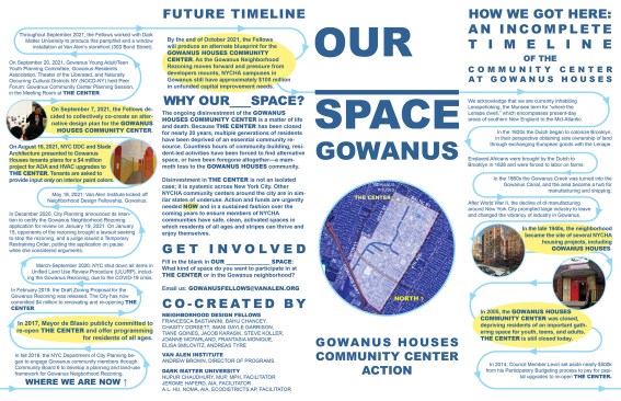 Strategic Mission Pamphlets by DMU and the Fellows from 2021 Neighborhood Design Fellowship: Gowanus.