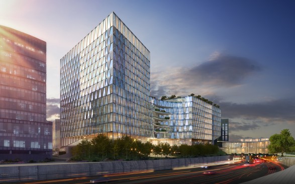 Located in the Boston Seaport neighborhood, Parcel H is a 730,000-square-foot life-sciences and technology career-training center and a Silver Line station for the Massachusetts Port Authority. “The investment team and ownership group saw the value and importance of requiring equity and diversity, so we put together a diverse team and were successful,” Jonathan Moody says.