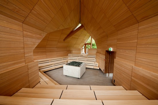 Infusion sauna interior