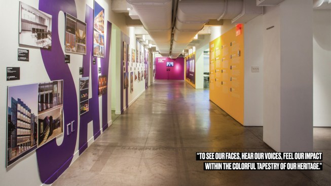 View of Say It Loud exhibition in the Center for Architecture, AIA New York