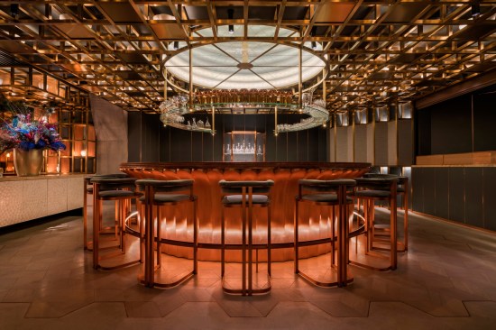 Bar, the Peacock Room restaurant