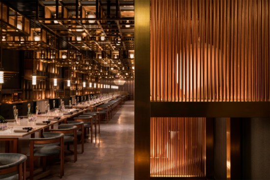 Main dining room, the Peacock Room restaurant