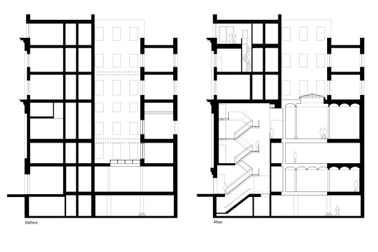 Galerie Perrotin sections