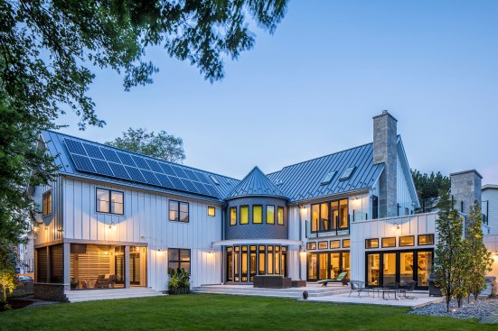 Petersen’s Snap-Clad Roofing System makes it easy to attach solar panels.