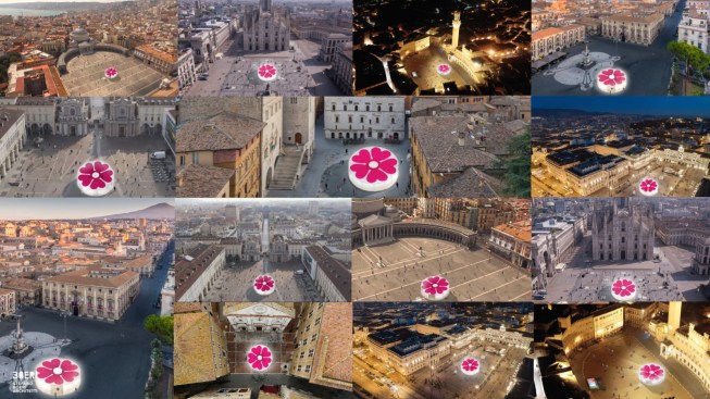 Boeri's pavilions will be erected in public spaces and squares across Italy