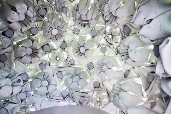 Interior of the farm pod.