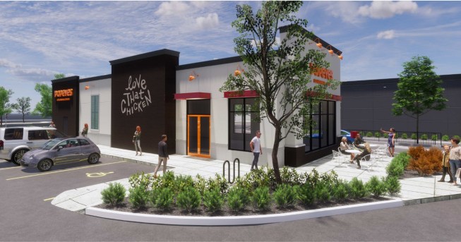 The rendering for a Nexii Popeyes underway in Abbotsford, British Columbia