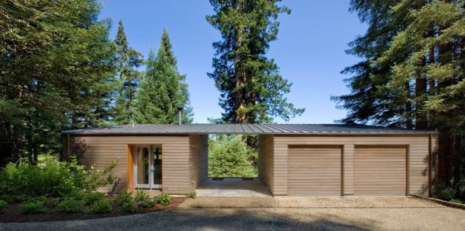 The home's studio/garage.