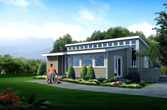 The Prairie View model can be ordered with varying floor plans and ceiling heights, the manufacturer says. It may also be ordered with quartz countertops and whole-house fans.