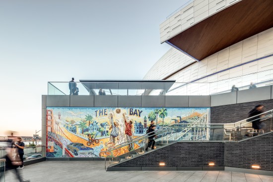 "The Bay" mural by Precita Eyes