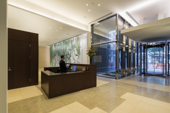 Condominium lobby