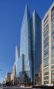 View of tower looking south along Park Avenue South