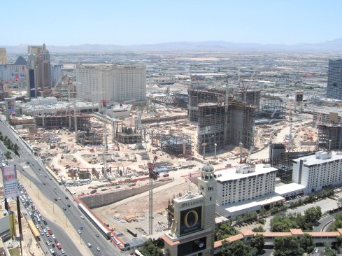 CityCenter in Las Vegas under construction