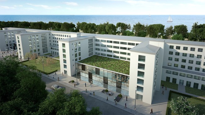 Rendering of Stuke's redevelopment project at Prora