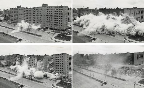 The Pruitt-Igoe demolition of 1972