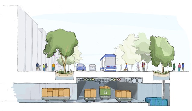 Early renderings of Quayside