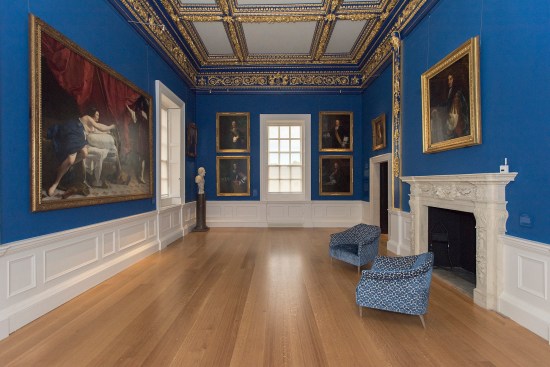 The King’s Presence Chamber was painted blue after research by historic paint consultants.