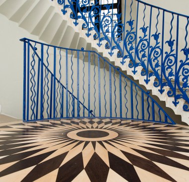 Tulip Stair landing, post-restoration