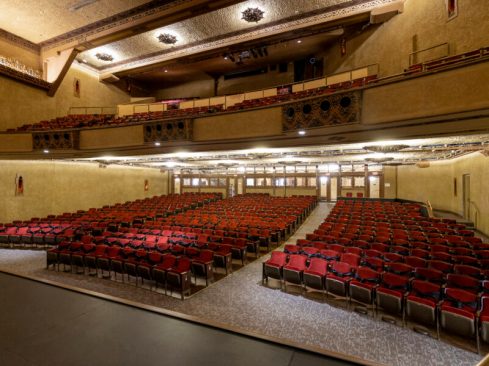 The 1,500-seat theater in the Madame Walker Legacy Center.