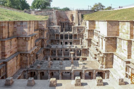 A view of the 11th-century Rani-ki-Vav stepwell in India's Gujarat state.