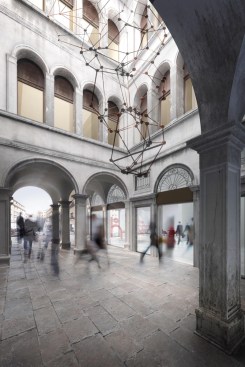 An early rendering of the entrance of Procuratie Vecchie.