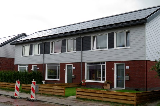 Another renovated building project as part of the Netherlands' Energiesprong initiative.