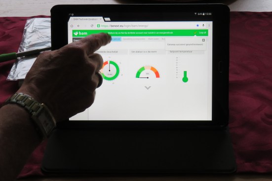 A dashboard for tenants to access their energy use.