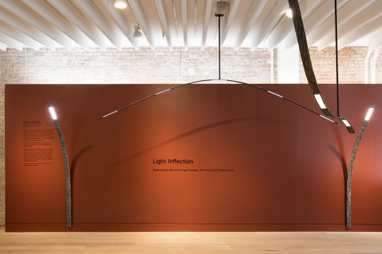"Light Inflection" installation by Rich Brilliant Willing