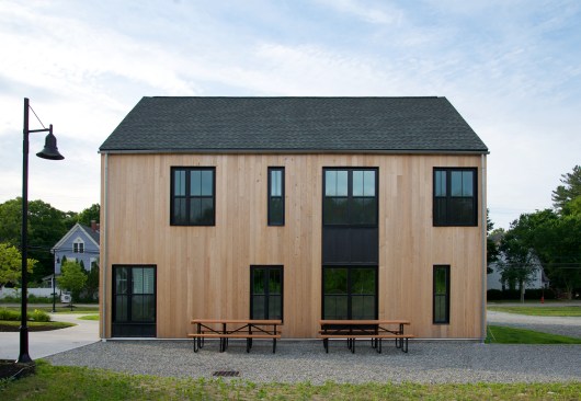 The modern addition Harvey windows factory mulled in a creative alignment.