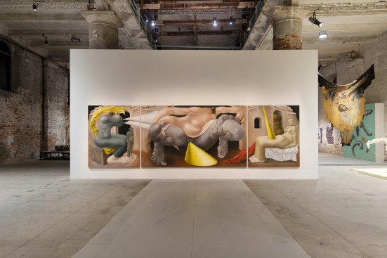 'Pisser Triptych' by Louise Bonnet