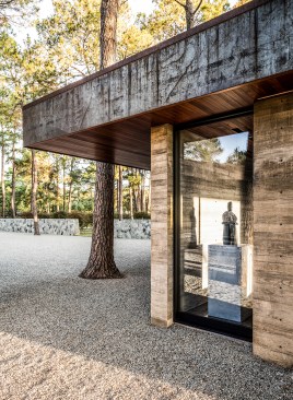 Southwest corner of main house