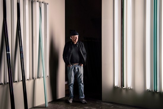 Irwin in his studio