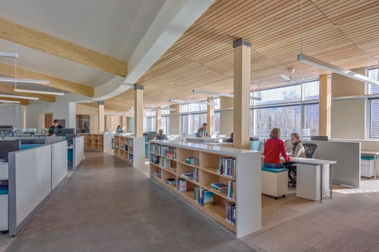 Second-floor office space in RMI's new headquarters