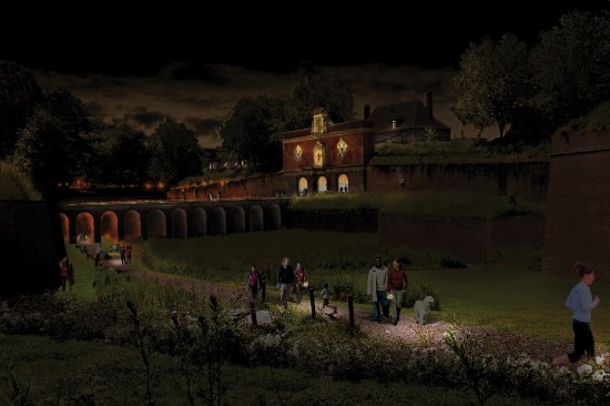 A proposed (but not realized) lighting scheme for the city of Lille, France, suggested the use of portable lighting elements such as lanterns, so that residents could engage with the city’s public spaces based on their own needs.