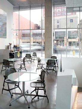 The lobby, pre-renovation
