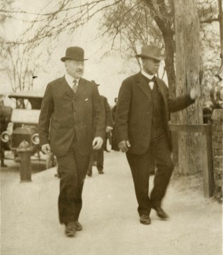 Julius Rosenwald and Booker T. Washington, circa 1915