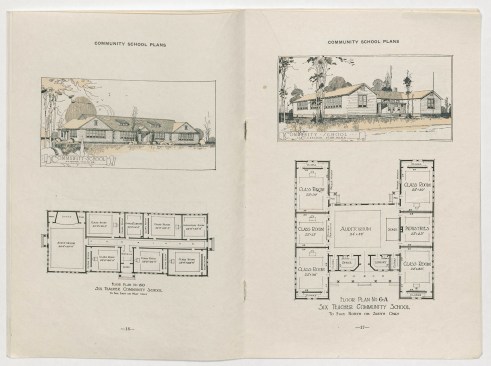 Plan from a 1924 Rosenwald Fund bulletin