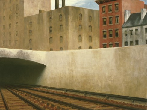 Edward Hopper, Approaching a City, 1946. Oil on canvas, 27 1/18 x 36 in. (68.9 x 91.4 cm). The Phillips Collection, Washington, D.C.; acquired 1947.