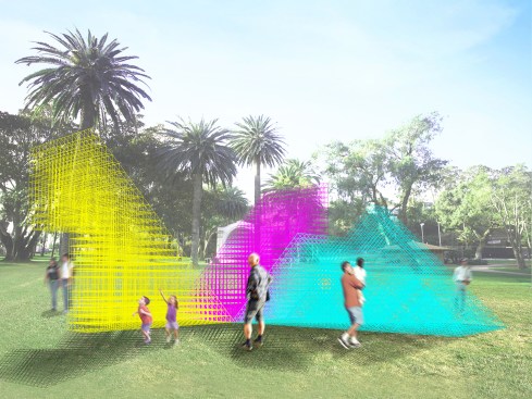 “Runaway” is Sports’ winning entry for a public art pavilion that will host the Museum of Contemporary Art Santa Barbara’s 2017 “Takepart | Makeart” initiative.
